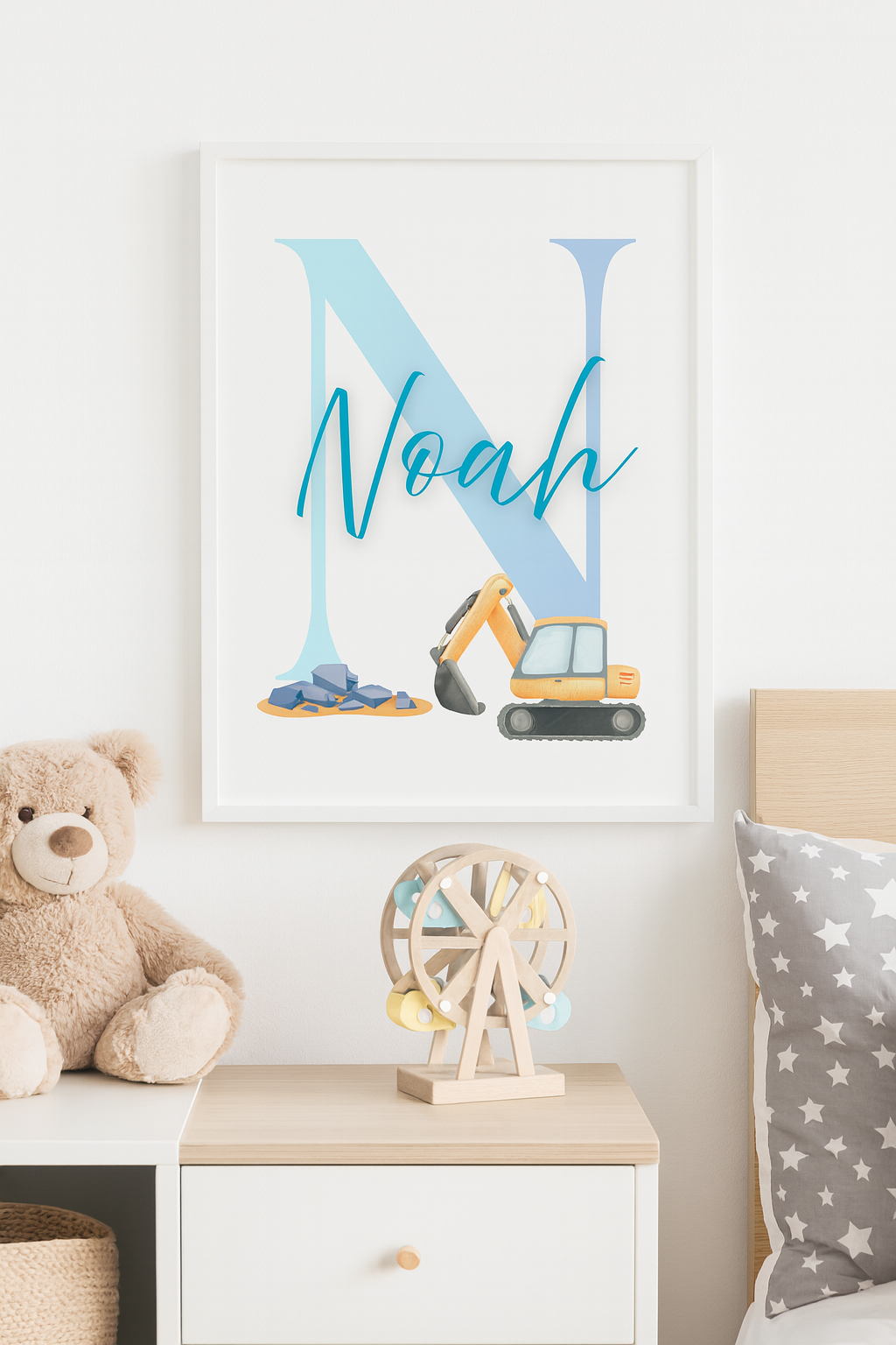 Personalised Initial & Name Print